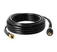 vhbw Tuyau de rallonge 10 m compatible avec Kärcher K5 | K 490 M plus, K 444M-PLUS-EXKL nettoyeur haute pression avec connexion M22 x 1,5 noir
