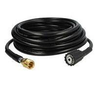 vhbw Tuyau de rallonge 15 m compatible avec Kärcher K7, K 6.91 MD, K 6.91 MD T 300 nettoyeur haute pression avec connexion M22 x 1,5, noir