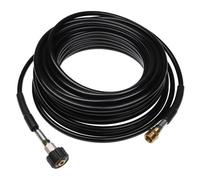 vhbw Tuyau de rallonge 20 m compatible avec Kärcher K 5.80 M T 200, K 5.91 MD nettoyeur haute pression avec connexion M22 x 1,5, noir