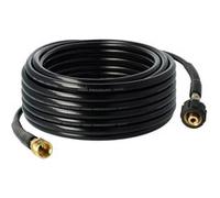 vhbw Tuyau de rallonge 20 m compatible avec Kränzle nettoyeur haute pression avec connexion M22 x 1,5, noir Noir G