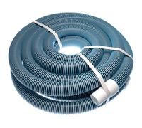 vhbw Tuyau flexible pour piscine raccord 38mm 7.6m pour skimmer, aspirateur, filtre - stabilisé UV, résistant au chlore
