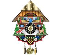 VHJdtE Horloges murales, Horloge à Coucou de la Forêt-Noire avec Oiseau mécanique(1)