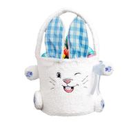 Vhjlfig Organiseur économique - Panier de rangement pour lapin en peluche - Sac de rangement de Pâques | Pour Varanda Pátio Jardim Casa Quarto E Alpendre