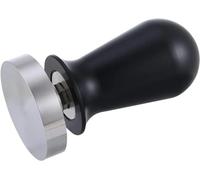 VIA CREMA Siebträger Tamper à expresso calibré avec base plate en acier inoxydable à ressort 58,50 mm, 130167