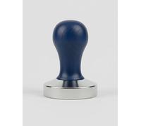 VIA CREMA - Tamper pour café. Tamper pour porte-filtre. Tamper à café fabriqué en Italie. Accessoire pour machine à café porte-filtre (Bleu Marine, 53 mm)