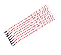 ViaGasaFamido 10 pièces MF52B thermistance, sondes de température de capteur de température Haute sensibilité pour extrudeuse d'extrémité Chaude à lit Chauffant d'imprimante 3D, avec Fil