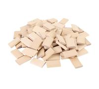 ViaGasaFamido 100 Tenons Domino Hêtre 5x19x30mm Système de Tourillons Plats pour Assemblage Bois Fabrication Armoire Meuble Menuiserie