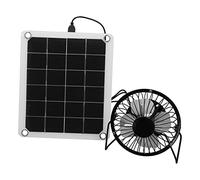 ViaGasaFamido 10W Panneau Solaire Chargeur Kit avec Double USB | Cellule photovoltaïque, double sortie USB femelle 5 V, cadre portable léger, charge d\'entretien hors réseau, irrigation