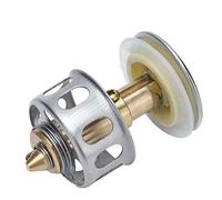 ViaGasaFamido 2Pcs Push Bounce Core Bullets Core Pop Up Filtre de Vidange Universel pour Bouchon D'évier avec Résistance au Colmatage Attrape-cheveux Installation sans Outils pour le