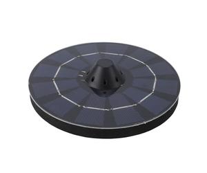 ViaGasaFamido Aérateur Solaire Flottant pour Bassin 2,5 W avec Mise Hors Tension Automatique, Pompe à Eau Flottante à énergie Solaire 6 V pour Bassin Extérieur, Aquarium, Fontaine