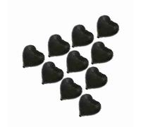 ViaGasaFamido Ballons en Aluminium de 18 Pouces, 10 Pièces, Fermeture Automatique avec des Couleurs Vives, pour Décoration de Mariage et d'anniversaire (En forme de coeur)