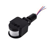 ViaGasaFamido Capteur Mouvement PIR 90-250V LED Extérieur 180° Détecteur Infrarouge pour Projecteur Sécurité Mural Remplacement