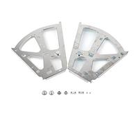 ViaGasaFamido Charnières D'armoire à Chaussures en Acier Inoxydable, 2 Pièces, Cadres Rabattables, Charnières de Remplacement pour Porte de Tiroir, Rangement pour étagère à Chaussures en Bois, (WHITE)