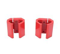 ViaGasaFamido Clip D'angle de Rail de Boîte à Outils Universel, Solutions de Montage Rapide Rouges Adaptées aux Systèmes D'emballage, 2 Pièces