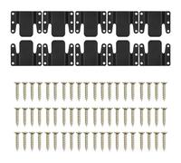 ViaGasaFamido Connecteurs de canapé Sectionnels 4 Pièces, Clips de Verrouillage en Métal Lourd avec Vis pour canapé Sectionnel Stable et Chaises Longues (10 PCS)