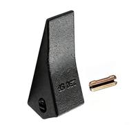 ViaGasaFamido Dents de Godet D'excavateur en Acier allié, Compatibles Case | avec Broche pour Mini Chargeuse et Skid Steer, Accessoire de Creusement Ajustement Exact, Convient aux Niveleuses Deere,
