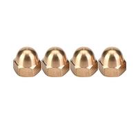 ViaGasaFamido Écrous en laiton, écrous borgnes en laiton, M3-M12 Kit écrou borgne en laiton Kit écrous hexagonaux à tête bombée Fixations de véhicule pour pneus et essieux fixes(M12 (5 pièces)),Noix