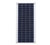 ViaGasaFamido Flexible 8W Panneau Solaire Monocristallin, Pliable pour | Module photovoltaïque autoportant, stratification ETFE, boîte de jonction IP67, conversion 23,5 %, capture à faible
