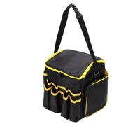 ViaGasaFamido Grand Sac à Outils avec Plusieurs Poches et Bandoulière, capacité de 20 L pour L'amélioration de L', Tissu Oxford (12 pouces)