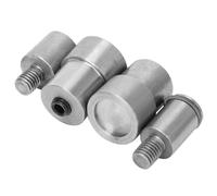 ViaGasaFamido Kit de Matrices pour Boutons-pression - Outil de Pose pour Presse, Incluant 4 Matrices de Rechange en Acier Inoxydable pour Boutons de Type 831 (15 mm)