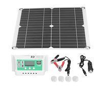 ViaGasaFamido Kit de Panneau Solaire Monocristallin avec Contrôleur de | Module photovoltaïque 18V, sortie 40W pour appareils extérieurs, laminée ETFE, pour camping-car, utilisation marine hors