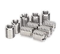 ViaGasaFamido Kit Réparation Filetage, 10 Pièces, Écrou Réducteur M6 M10, Acier Inoxydable 303, 12mm