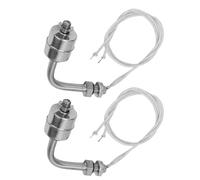 ViaGasaFamido L Shaped Float Switch, Stainless Steel High Temp 120℃ | Détection verticale du niveau d\'eau, entrée de tension large AC DC, roulement de pression 5Mpa, moniteur de réservoir