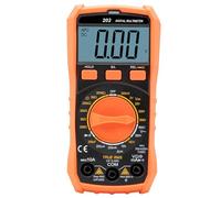 ViaGasaFamido Multimètre Numérique ABS Multi Testeur avec Détection de Tension NCV Mesure de capacité 200 UF Écran LCD rétroéclairé Lampe de Poche pour électriciens Bricoleurs à Domicile