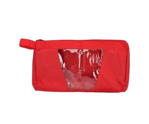 ViaGasaFamido Pochette à Cosmétiques Transparente, Sac à Outils Oxford pour Le Rangement de la Papeterie et des Petites Pièces, Résistant aux éclaboussures 34x19x4cm
