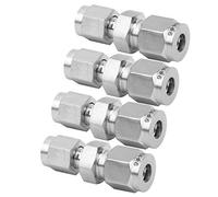 ViaGasaFamido Raccord de Réduction à Compression, Union Double Ferrule en