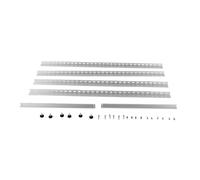 ViaGasaFamido Support Solaire en Aluminium de Support de Panneau Solaire de Réglable Durable pour Les Toits et Le Sol de Bateau de RV 2 Ensemble 45 Pouces