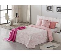 VIALMAN Couvre-lit boutis léger Sofia 18 pour lit Simple de 105 cm, Taille Couvre-lit 200 x 270 cm, Couleur Rose