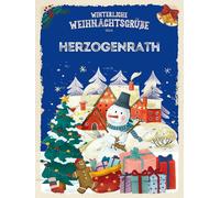 vianmo Panneau en bois 40x30 cm Weihnachtsgrüße HERZOGENRATH