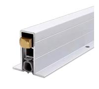 Viaoragiosa Bas de Porte Automatique Plinthe,Joint de Bas de Porte Automatique Dissimulé,Joint D'étanchéité Commercial avec Rail Intégré,PoussièRe et InsonoriséE,Empêche Les Fuites d'air Froid