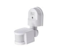 VIAPUICE Détecteur de mouvement extérieur PIR infrarouge de rechange DC24 V 180 ° Sensibilité réglable 10 S-7 min retardateur pour projecteur de sécurité éclairage LED Blanc