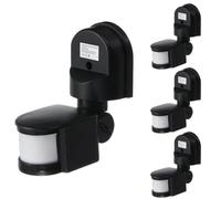 VIAPUICE Lot de 4 détecteurs de mouvement infrarouge PIR de rechange pour projecteur de sécurité avec éclairage LED, sensibilité réglable à 180 °, 10 à 7 min
