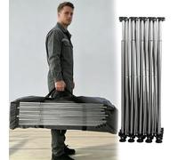 Vibeo Châssis Pliable Établi Établi Pliable et Portable pour Menuisiers, Table D'atelier Pliable à Pieds Araignée avec Sac de Rangement, Trépied Compact pour Scie à Bois(64x43 in (162x110 cm))