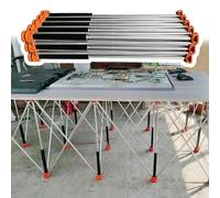 Vibeo Châssis Pliable Établi Établi Pliable pour Menuiserie, pour la Construction, Table de Travail Pliante avec Sac de Transport, Support de Travail pour Atelier/Garage(88x46 in (224.5x116 cm))