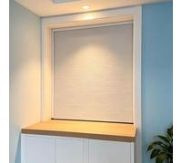 Vibeo Porte Accordéon Interieur Petite Porte Accordéon Pliante Blanche, Porte de Placard Décorative à Enroulement 40-110 cm, Porte Passe-Plat de Cuisine avec Rail en Aluminium(100x75cm(39.4x29.5in))