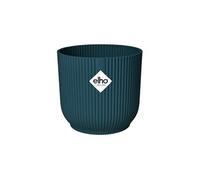 Vibes Fold Pot de fleurs rond Roues 35 - Bleu - Ø 35 x H 32 cm - intérieur - 100% recyclé