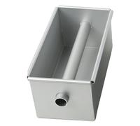 Vibhgtf Moules à cake réutilisables avec tube amovible pour gâteau, moule à gâteau en forme de cœur, en alliage d'aluminium antiadhésif, de viande sandwich