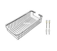 VIBORG Acier inoxydable Sus304 extra-épais solide étagère d'angle salle de bain murale panier étagère de douche