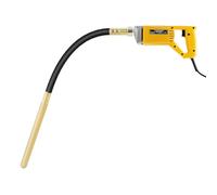 Vibrateur à Béton Électrique 800W, Aiguille Vibrante 1m Moteur Cuivre Pur, Vibreur à Mortier pour Tunnel Pont Route Chantier, Haute Fréquence 5600rpm, Vidange Bulles Air, Arbre Vibrant 1m