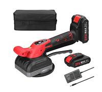 Vibrateur pour Carrelage, 10-150Hz Carrelage Machine Mur Carreaux De Sol Pose Outil Vibrant Avec 100 * 100mm Ventouse Machines-outils(1 battery)