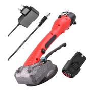 Vibrateur pour Carrelage, Machine de carrelage sans fil 45KG 12V LithiumBattery carreaux sol muraux pose outil vibrant avec ventouse 100 * 100mm(Rot)