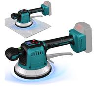 Vibrateur sans fil pour carrelage Compatible avec Makita 18V batterie | Machine à Carreler Électrique Vitesse de 10 Ventouse de 14,8cmAdsorption de 200kg pour Carreaux de 30 à 210 cm(Sans Batterie)