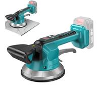 Vibrateur sans fil pour carrelage pour Makita 18V (sans batterie) | Machine à carrelage, 10 vitesses, ventouse 14,5cm, adsorption 200kg, pour carreaux 30-240cm