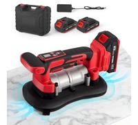 Vibreur et ventouses pour carrelage sans fil 2 en 1, avec ventouse de 28 x 15 cm. Neuf vitesses réglables. Capacité de charge de 200 kg. Un support fiable pour tous types de travaux de carrelage