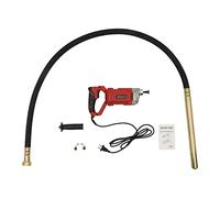 Vibreur pour béton, compresseur de béton, 1100 W, batteur de bouteille, longueur 2 m, longueur de tige de vibration béton 160 Hz, fréquence de vibration équipée d'une isolation de arbre
