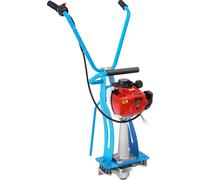 Vibrofonceuse à béton, moteur 35,8CC, force d'excitation 573lbs, bleu